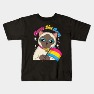 Hearts Not Parts Pansexual Pride Kids T-Shirt